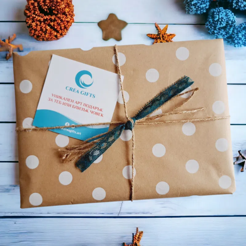 Подарък за учител: Картина Цветя за благодарност | Crea Gifts